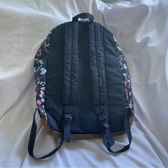 Jansport Blue Mickey Floral Backpack - Picture 6 of 7